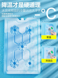 Reusable Ice Packs for Air Conditioner Fans and Coolers, Food-Grade Cooling Ice Bricks