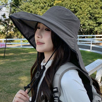 Women's UV Protection Wide Brim Bucket Hat for Outdoor Hiking & Sun Protection, Quick Dry & Breathable
