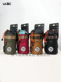 Ulac Bicycle Front Top Tube Bag, Waterproof Road Bike Cycling Supply Tail Bag, Water Bottle Hanging Bag, Crossbody Bag