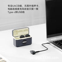 Moma Lark MIX Mini Wireless Lavalier Microphone for Live Streaming and Recording with Noise Reduction
