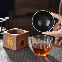 Ceramic Teapot Strainer with Zisha Filter and Stove Design