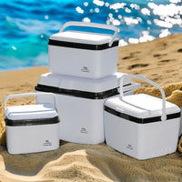 Portable Insulated Cooler Box for Commercial Outdoor Picnic Car Use - Ice Retention Food Freshness Refrigerator