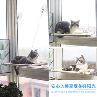 All-Season Detachable Suction Cup Cat Hammock Window Perch for Pets