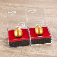 Delta Peripheral Large Golden Egg Collectible Game Prop Toy with Glass Marbles