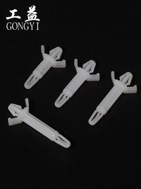Nylon Single-Head Aircraft-Type Standoff Push-in PC Board Insulating Spacer Clip