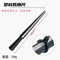 Ring Sizer Measuring Tool Set with Mandrel and Gauge