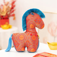 2026 Year of the Horse Plush Toy Zodiac Paper-cut Horse Figurine