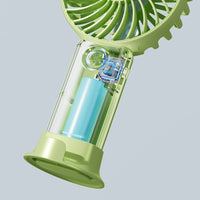 Mini Handheld Portable USB Rechargeable Fan with Long Battery Life and Strong Airflow for Desk and Office
