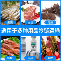 Water-Free Self-Absorbing Aviation Ice Pack for Food, Seafood, Fruit Preservation, Cold Chain Logistics, Reusable Freezing Gel Pack