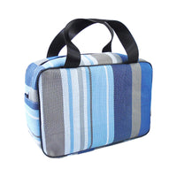 Portable Plaid Toiletry Bag for Men and Women, Large Capacity Travel Wash Bag for Gym and Shower