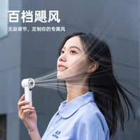Portable USB Rechargeable Handheld Mini Fan with Semiconductor Cooling