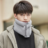 Men's Winter Cycling Neck Warmer - Windproof Thermal Scarf for Motorcycle Riding