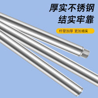 Stainless Steel Thickened Tent Awning Support Poles for Outdoor Camping Picnic