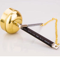 Retractable Buddhist Singing Bowl with Handle for Altar and Desktop Decor