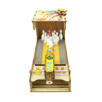 Mini Bowling Game Science Experiment Kit for Kids, Educational STEM Toy for Family Interaction