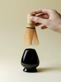 Handmade Ceramic Matcha Bowl and Whisk Set, Japanese Style Tea Ceremony Tools