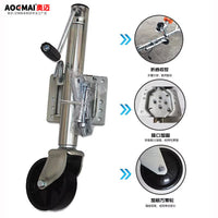 1200lb Trailer Jack with Swivel Wheel and Brake