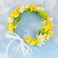 INS Style Floral Bridal Headband for Beach Vacations and Wedding Photography