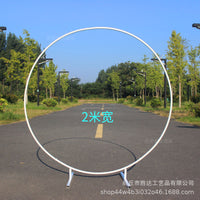 Round Metal Balloon Arch Stand for Wedding & Event Decor