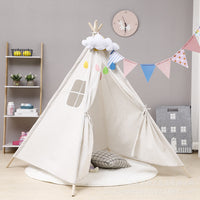 Kids' DIY Painting Teepee Tent Indoor Outdoor Play House