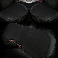 Universal Breathable Cotton Linen Car Seat Cushion Set