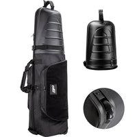 PlayEagle Hard Shell Golf Travel Bag with Wheels for Air Transport