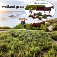 Irregular Terrain Grass Tufts for Dioramas and Miniature Models