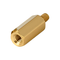 M3 Hex Brass Standoff Spacer for PCB Motherboard, Male-Female Threaded