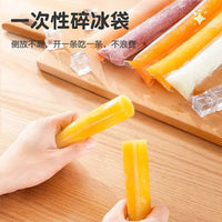 DIY Disposable Ice Pop Bags for Homemade Popsicles and Ice Lollies, Food-Grade Molds