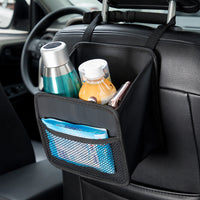 Car Seat Back Foldable Trash Can and Storage Bag