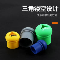 Fishing Rod Butt Cap, Front Plug, Anti-Slip Stopper, and Fixing Ring Set