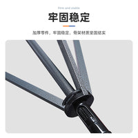 Outdoor Square Patio Umbrella with UV Protection for Commercial and Garden Use