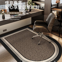 Premium Arch-Shaped Office Chair Mat for Hard Floors - Sound Absorbing & Non-Slip