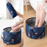 Foldable Foot Spa Bucket Portable Insulated Foot Bath Massager for Home Use