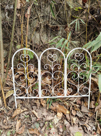 Decorative European Style Iron Garden Fence Panels for Outdoor Yards and Patios