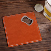 New Bottle Opener PU Leather Protective Cover Anti-Rust Beer Bottle Opener Sleeve