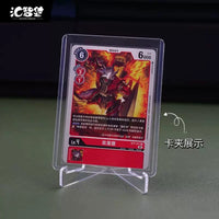 Acrylic Tripod Card Holder, Mini Shell Card Clip, Universal Transparent Display Stand