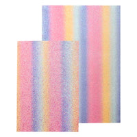 Glitter Iron-On Transfer Paper for Perler Beads - Rainbow Sparkle DIY Craft Sheets
