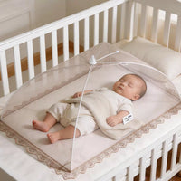 Foldable Pop-Up Baby Mosquito Net Tent for Cribs and Beds, Portable Insect Protection Cover