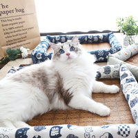 Summer Pet Cooling Mat Bed for Cats and Dogs, Square Ice Pad Nest