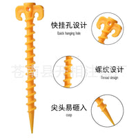 Portable Plastic Tent Stakes for Outdoor Camping and Canopies