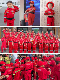 Kids' Firefighter Costume Set for Role Play and Performances