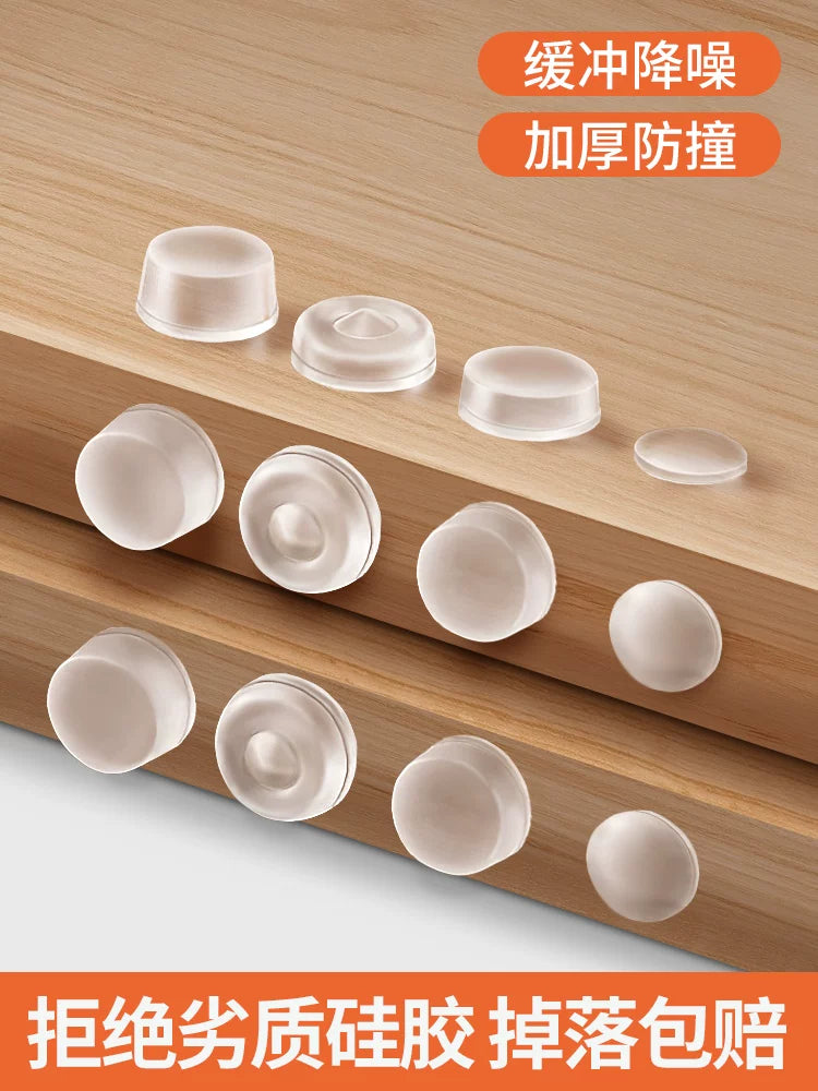 Silicone Door Handle Wall Protector and Cabinet Door Bumper Set