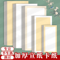 Xuan Paper for Chinese Painting and Calligraphy - Raw, Ripe, and Semi-Ripe Blank Paper for Brush Writing