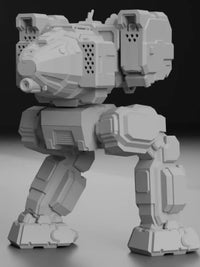 Sci-Fi Mecha Warrior Miniatures for Tabletop Wargames
