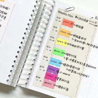 Colorful Index Tabs for Notebooks and Books, 500-Count Large Capacity Sticky Page Markers