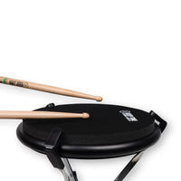 Keeptime 10-inch Double-Sided Practice Drum Pad with Zero and High Rebound