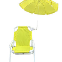 Kids Outdoor Folding Camping Chair Portable Fishing Stool with Backrest