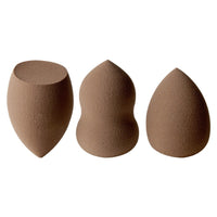 Makeup Sponge Blender Set for Liquid Foundation and Powder - Gourd, Teardrop, and Beveled Shapes