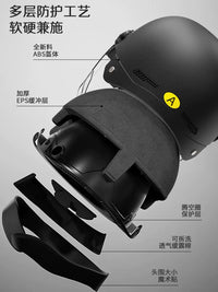 3C Certified Electric Motorcycle Helmet for Men and Women, Summer Half Helmet, All-Season Universal
